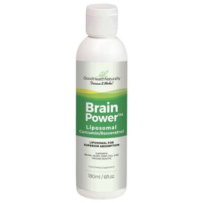 BrainPower Liposomal Curcumin+ 180ml - MicroBio Health