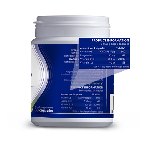 Vital Vitamin D Plus 60 Capsules – MicroBio Health™