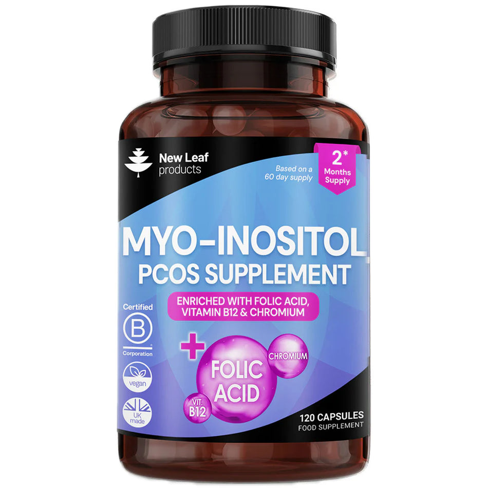 New Leaf Products Myo-Inositol 120 Capsules