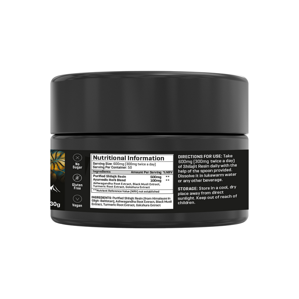 The Good Guru Shilajit Gold Resin 20g