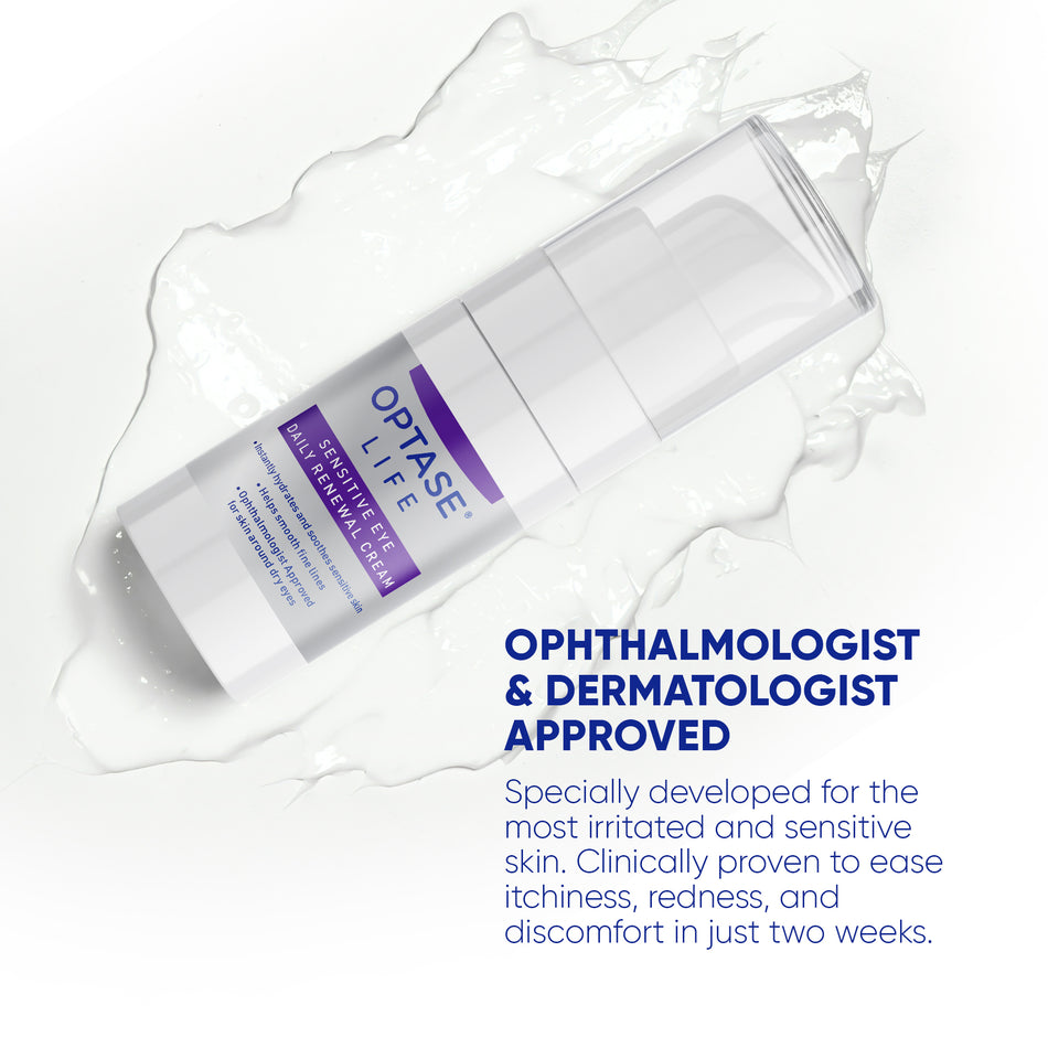 Optase Life Sensitive Eye Daily Renewal Cream 15ml