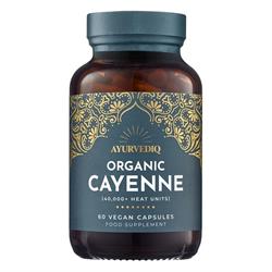 Ayurvedic Organic Cayenne Pepper 60 Capsules