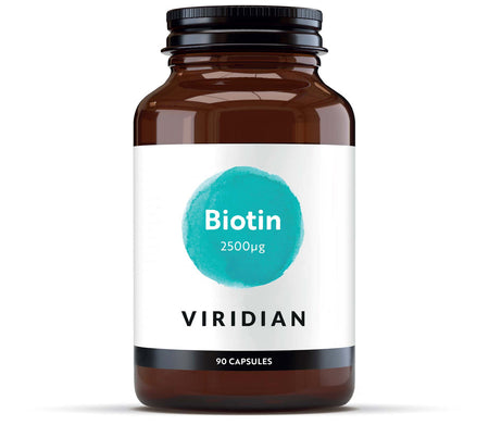 Viridian Biotin 2500ug 90 Capsules - MicroBio Health™
