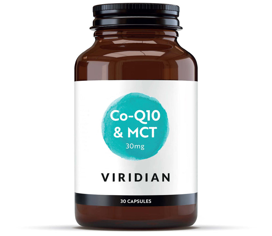 Viridian Co-Q10 with MCT 30mg 30 Capsules