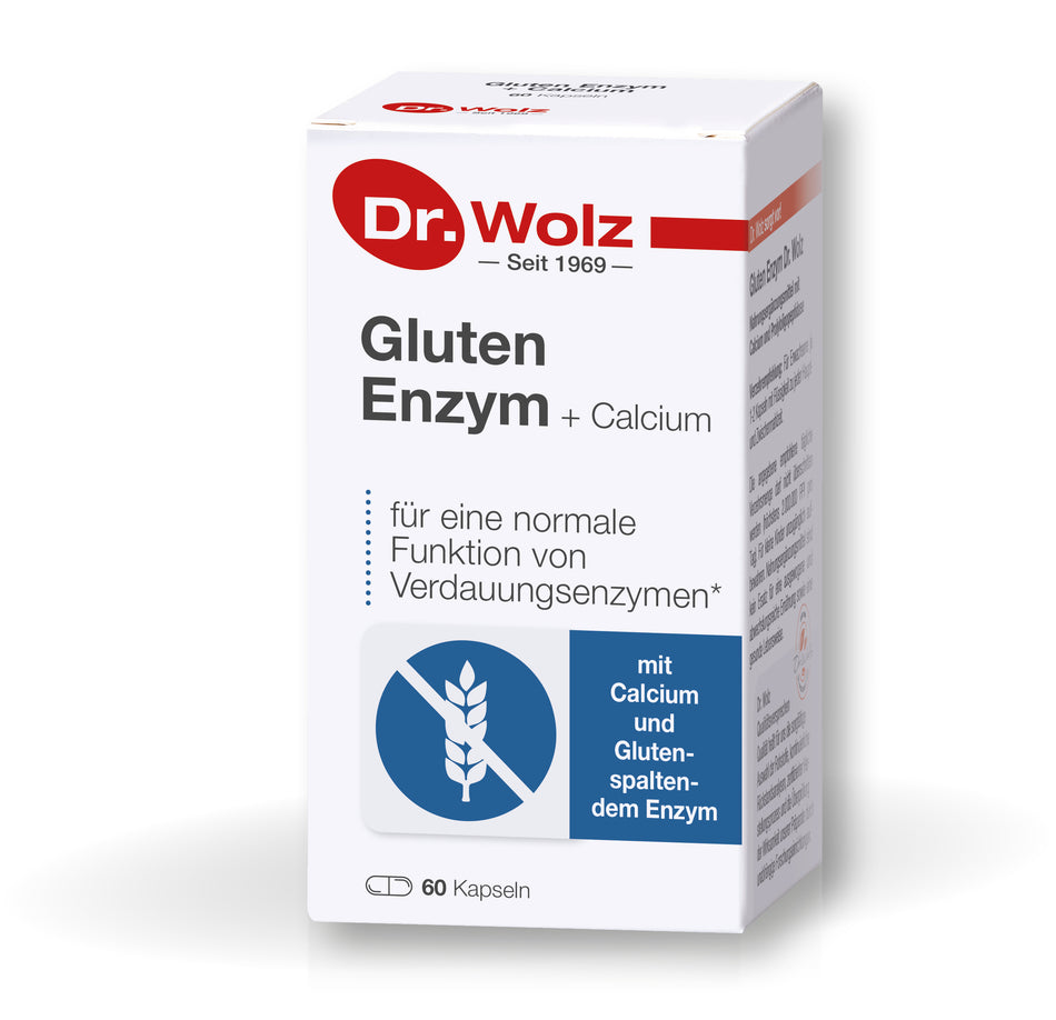 Dr Wolz Gluten Pro + Calcium 60 Capsules
