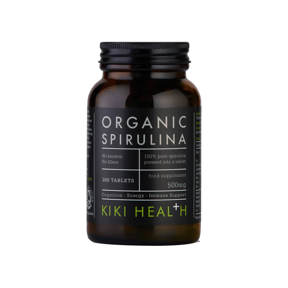 KIKI Health Organic Spirulina Tablets 200 tablets - MicroBio Health™