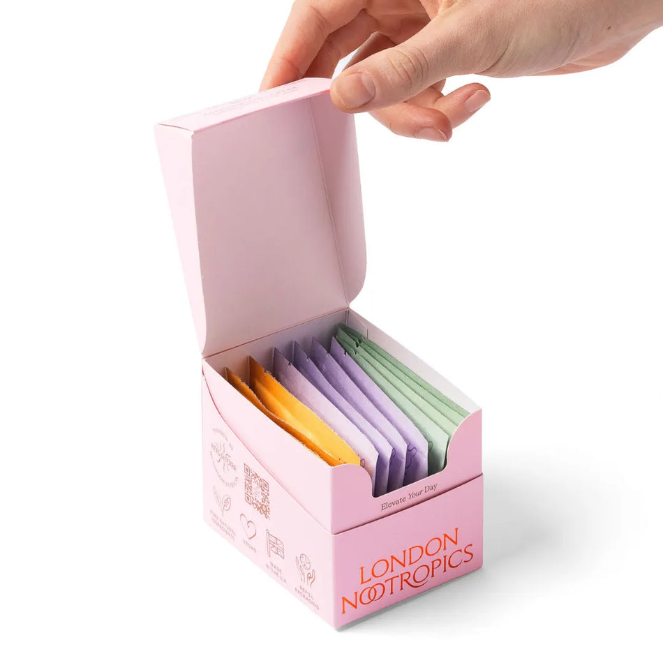 London Nootropics Adaptogenic Coffee Selection Box x12 Sachets - MicroBio Health™