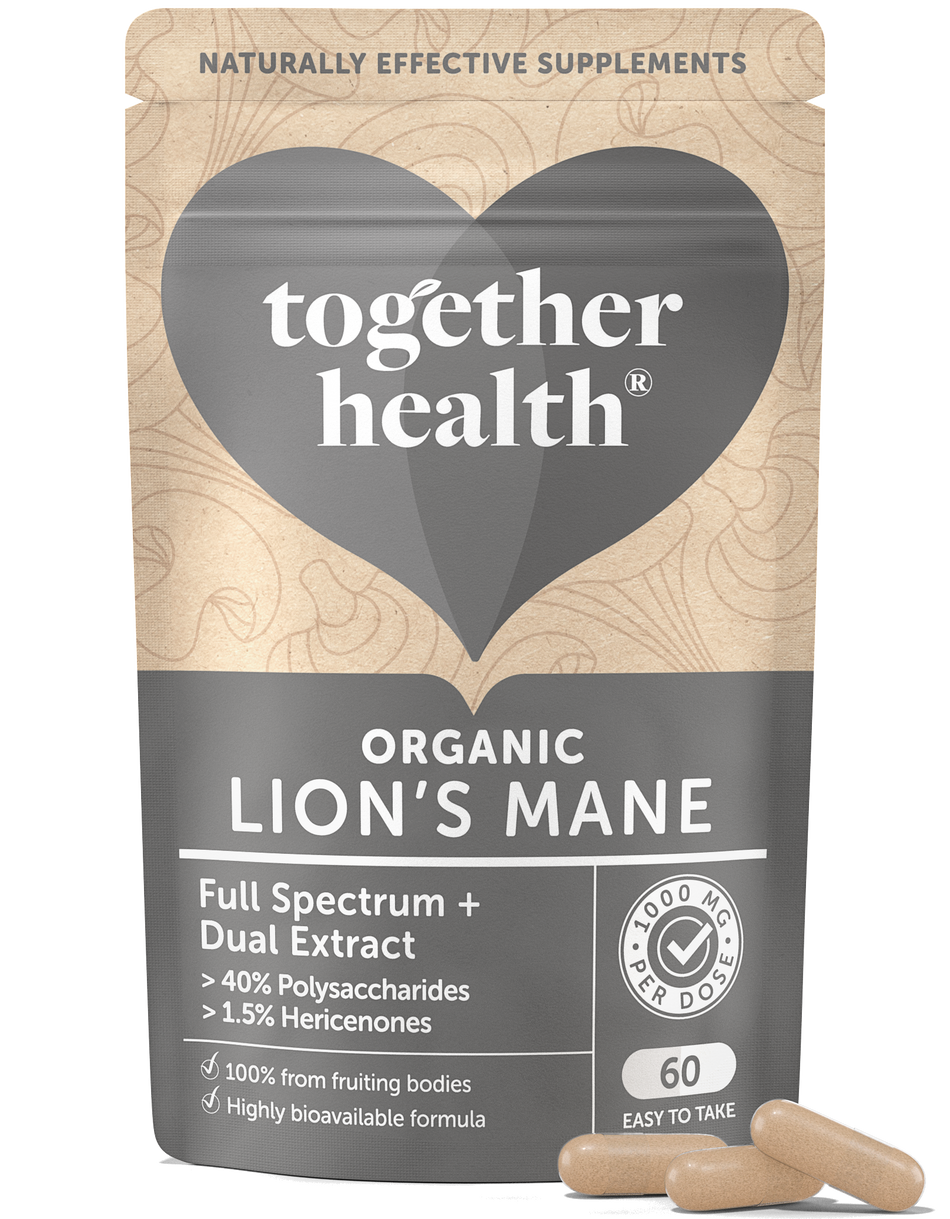 Together Health Organic Lion's Mane 1000mg extract 60 Capsules