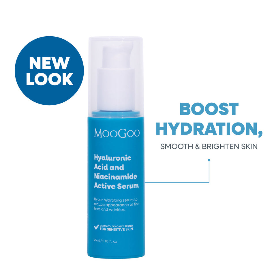 MOOGOO Hyaluronic Acid, Nicacinamide, Active Serum 25ml