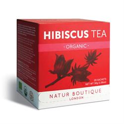 Natur Boutique Organic Hibiscus Tea 20 Sachets