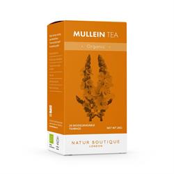 Natur Boutique Organic Mullein Tea 20 Bags - MicroBio Health™