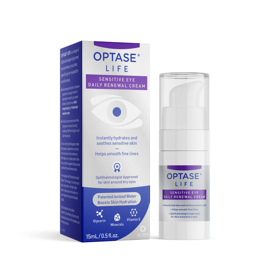 Optase Life Sensitive Eye Daily Renewal Cream 15ml