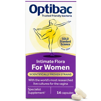 OptiBac Intimate Flora For Women 30 Capsules - MicroBio Health™