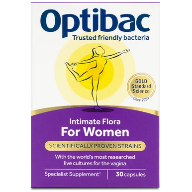OptiBac Intimate Flora For Women 14 Capsules - MicroBio Health™