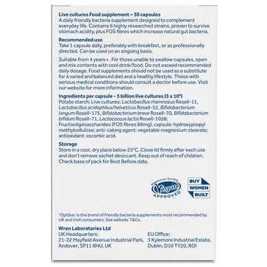 OptiBac Every Day 30 Capsules - MicroBio Health™