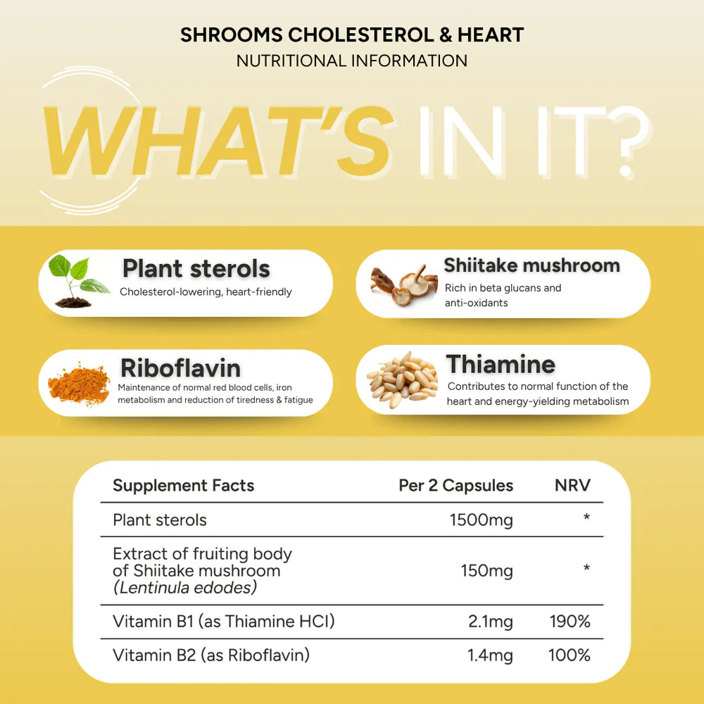 FabU Cholesterol & Heart 90 Tablets - MicroBio Health™