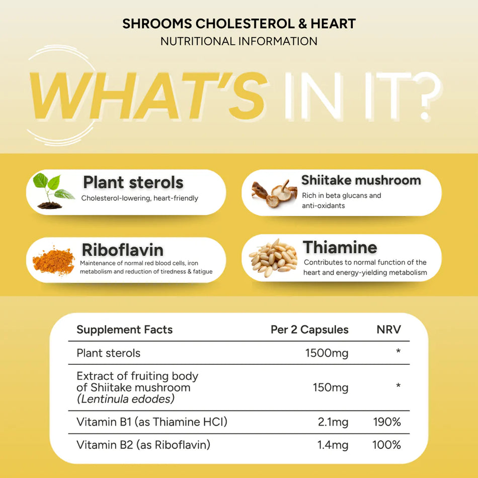 FabU Cholesterol & Heart 90 Tablets - MicroBio Health™