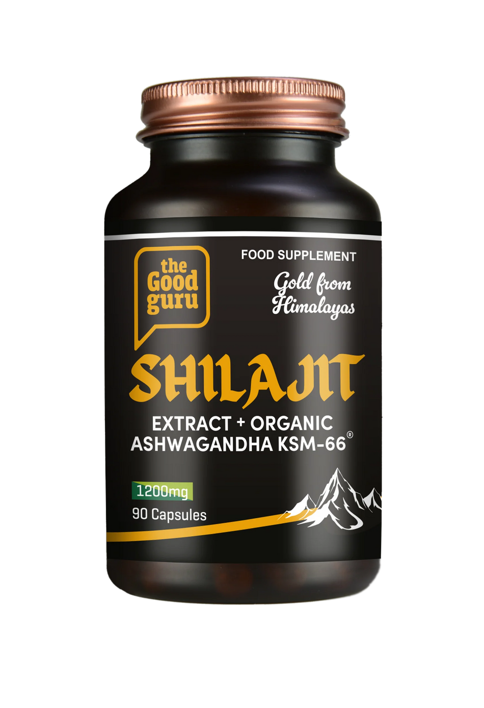 The Good Guru Shilajit Gold 90 Capsules