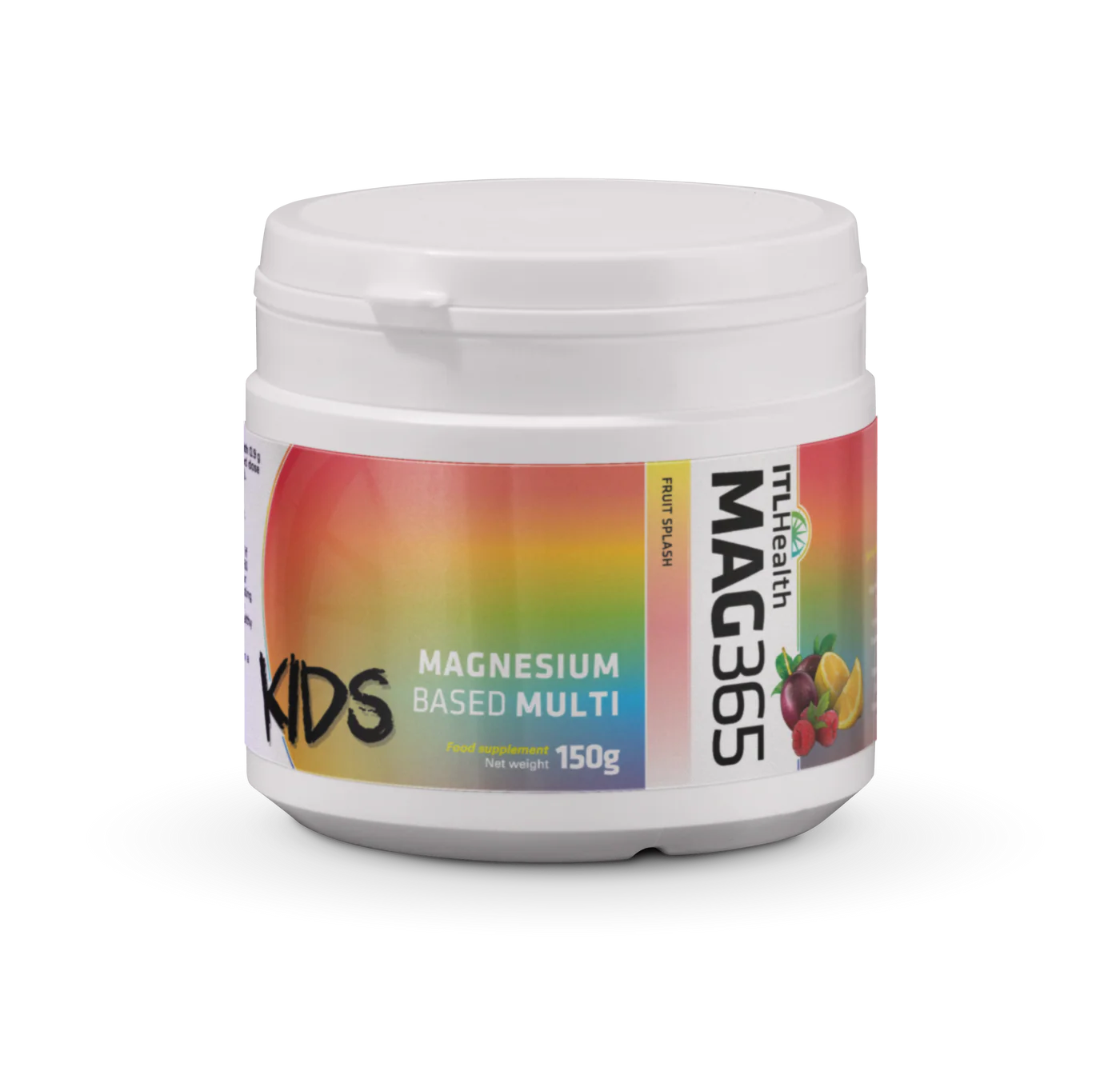 MAG365 Kids Multi Fruit Splash Magnesium 150g powder - MicroBio Health™