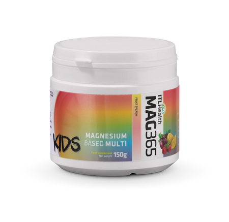 MAG365 Kids Multi Fruit Splash Magnesium 150g powder - MicroBio Health™