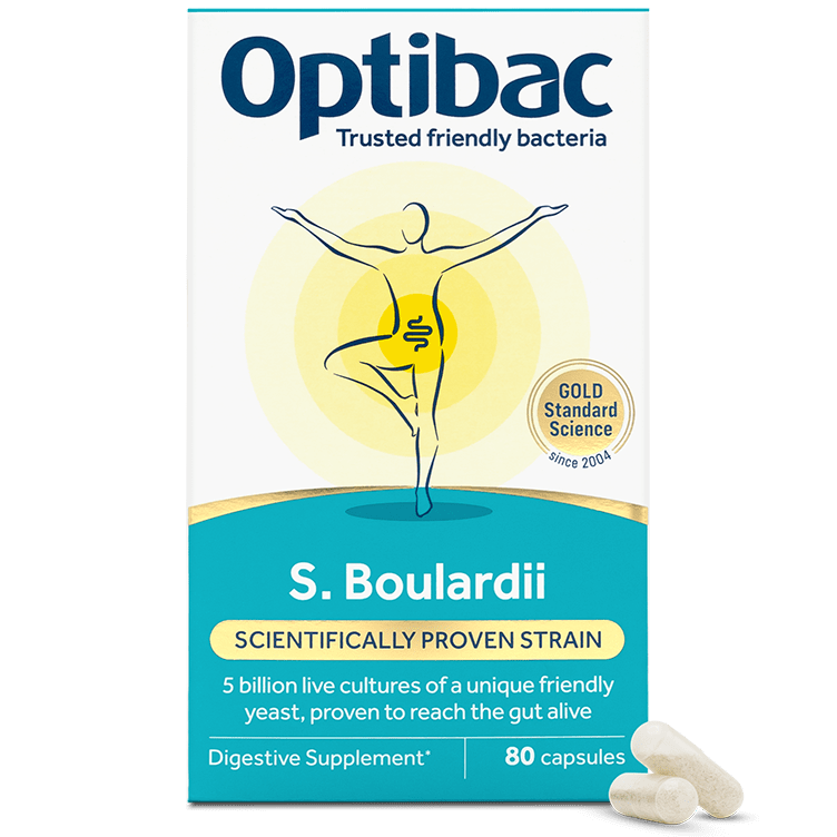 OptiBac Saccharomyces Boulardii 80 Capsules