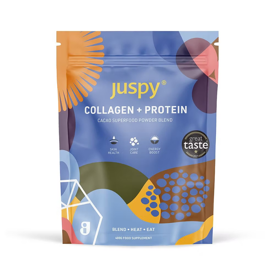 Juspy Collagen & Protein Cacao Super Blend 400g