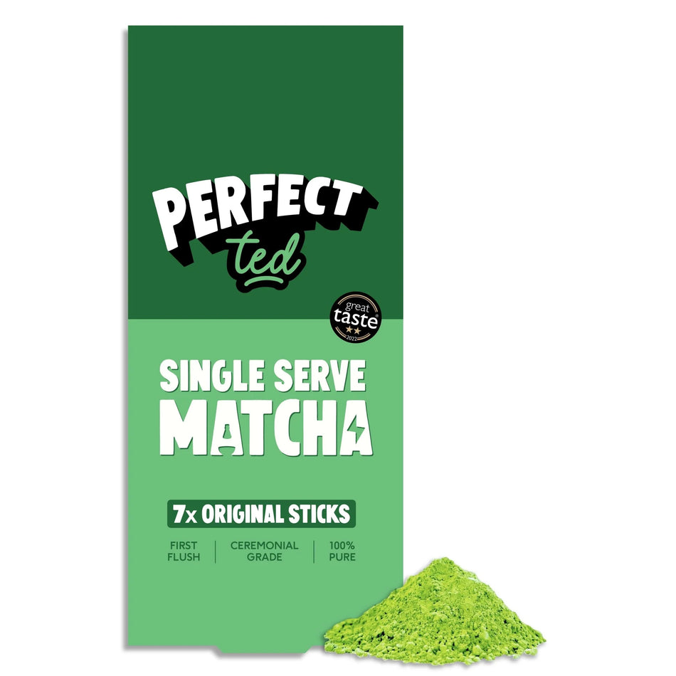 Perfect Ted Single Serve Matcha 7x Original Sticks