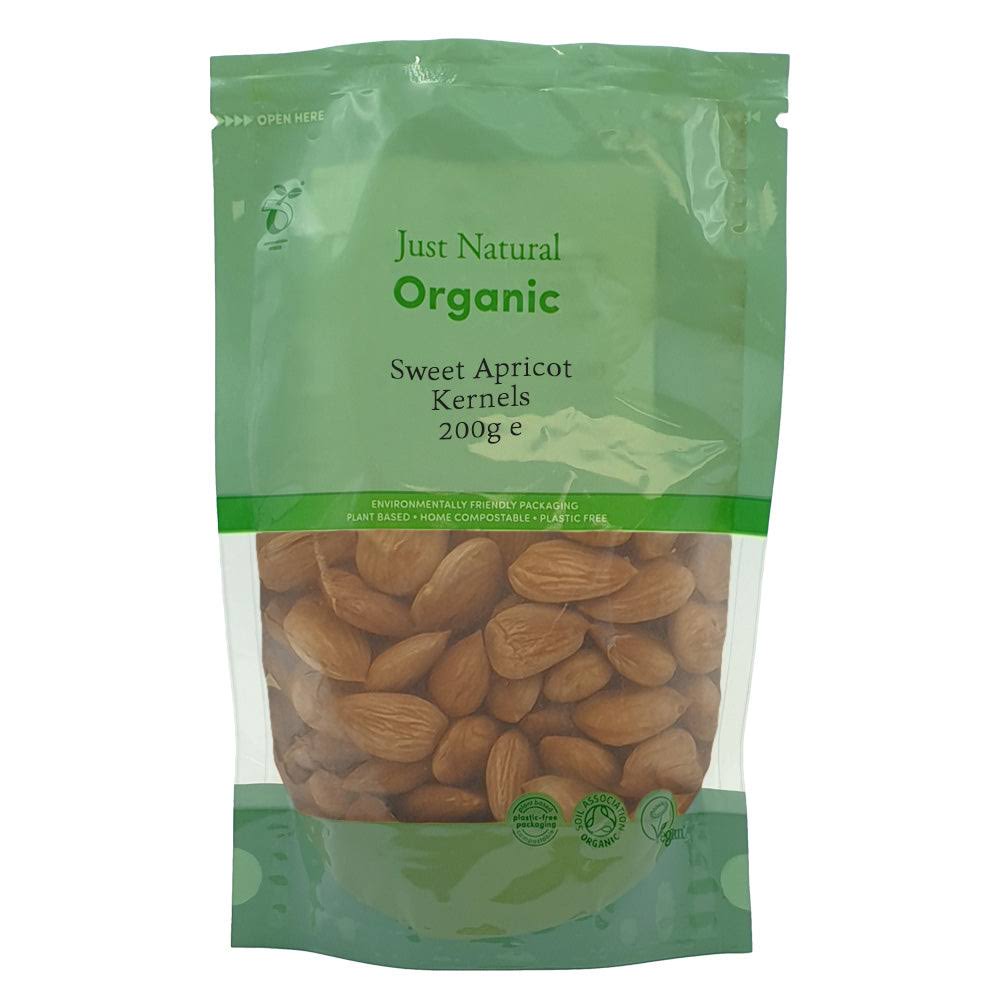 Just Natural Organic Sweet Apricot Kernels 200g - MicroBio Health™