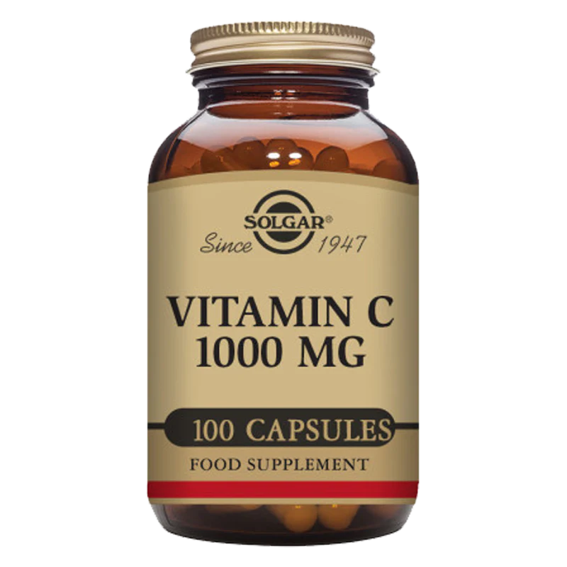 Solar Vitamin C 1000mg 100 Vegetable Capsules