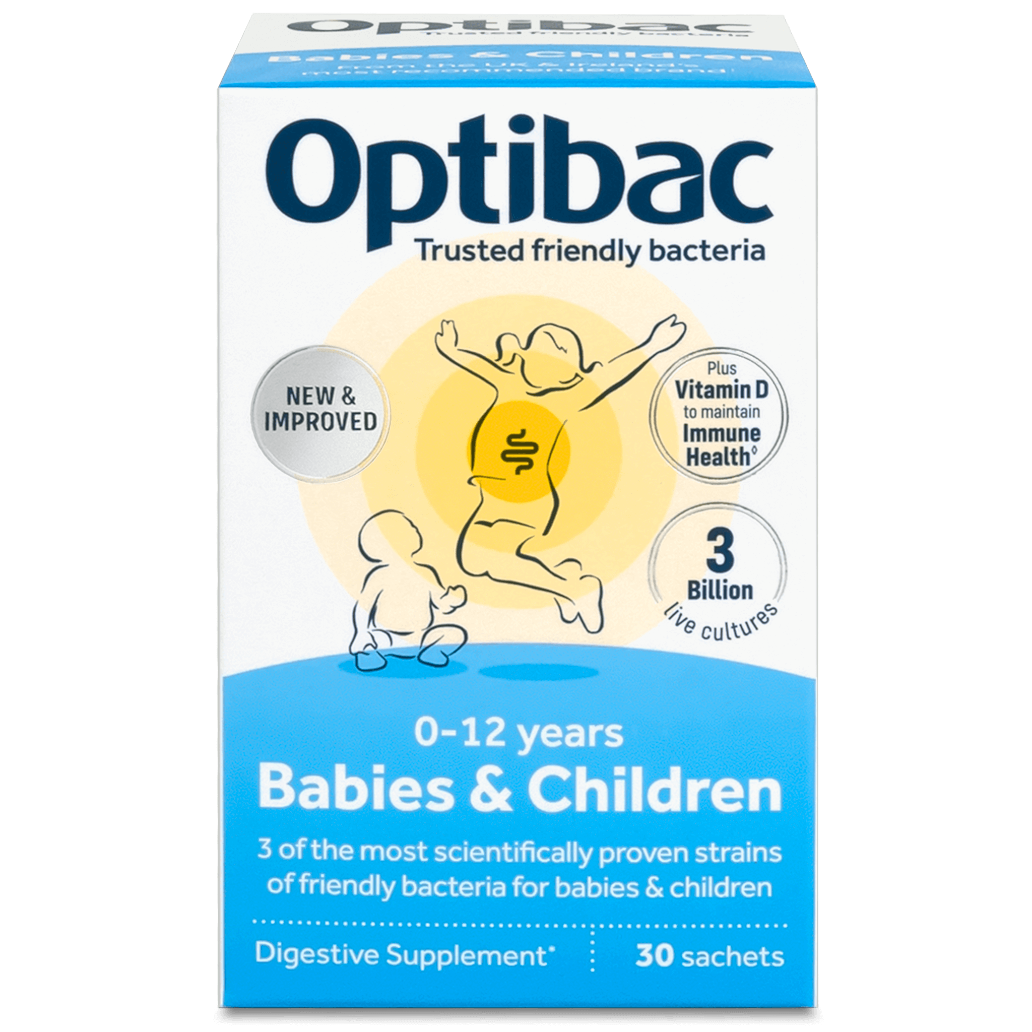 OptiBac For babies & children 30 sachets - MicroBio Health