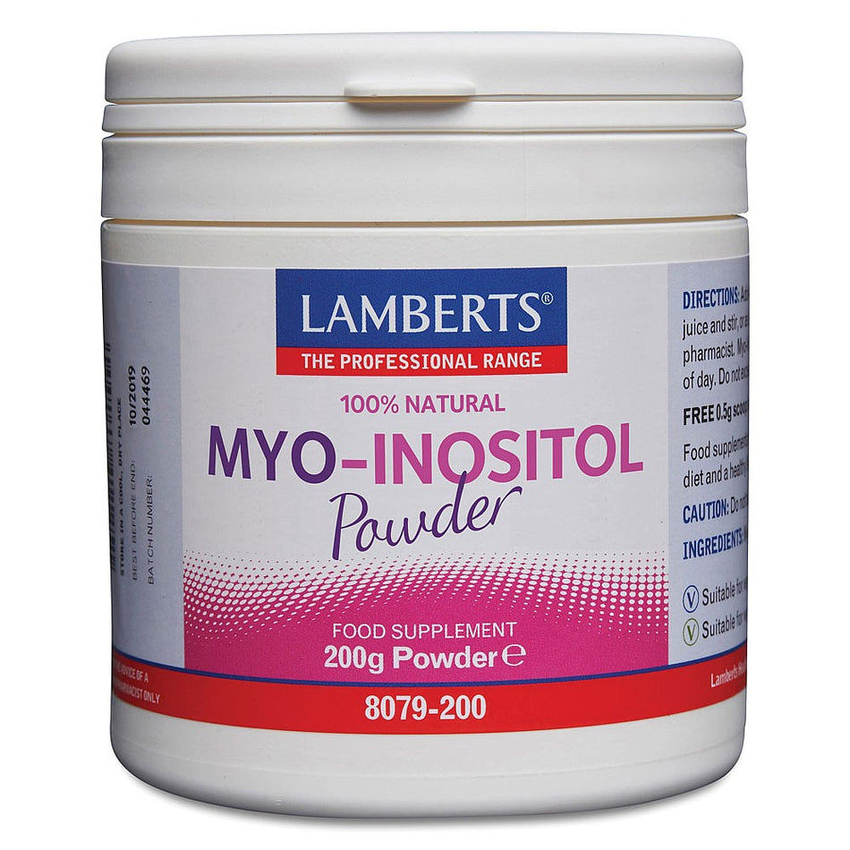 Lamberts Myo-Inositol Powder 200g - MicroBio Health