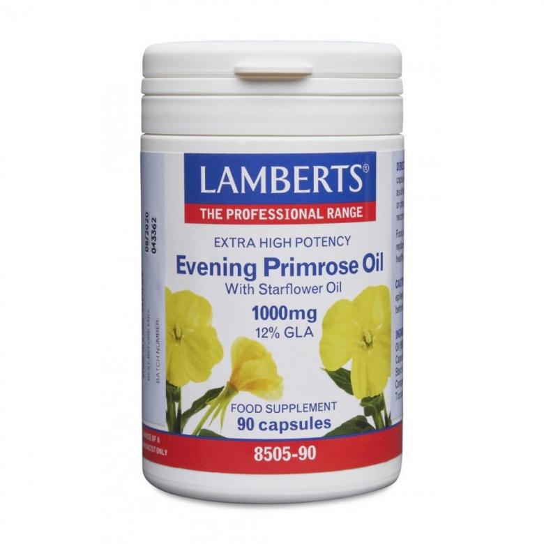 Lamberts Evening Primrose Oil with Starflower Oil 90 Capsules - MicroBio Health