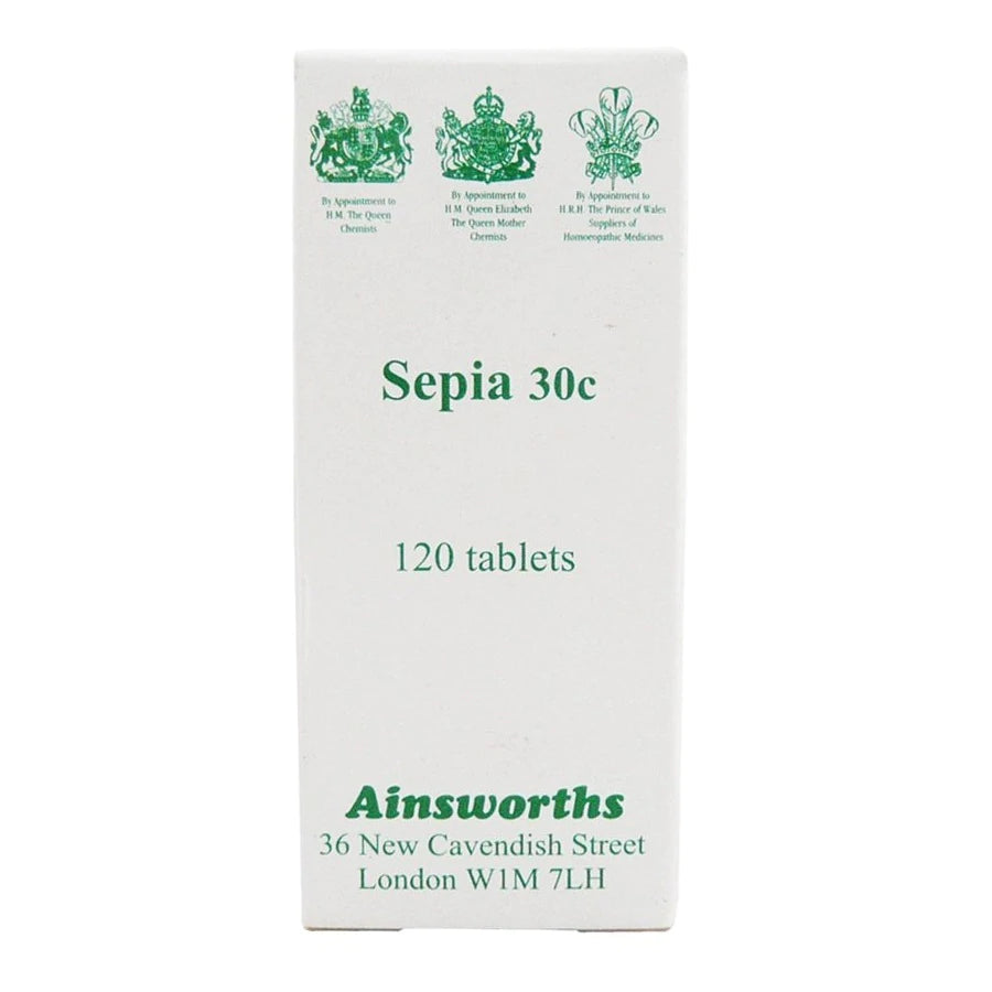 Ainsworths Sepia 30c 120 Tablets - MicroBio Health