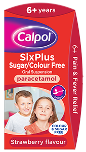 Calpol Six Plus Suspension Sugar Free 80ml