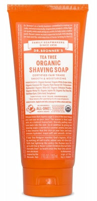 Dr Bronner's Tea Tree Organic Shaving Soap 207ml - MicroBio Health