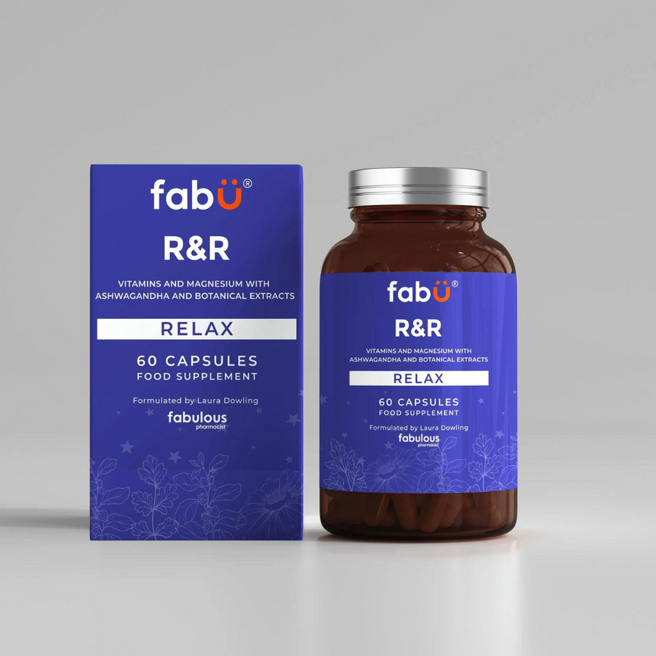FabU R&R Relax 60 Capsules - Reduce Stress