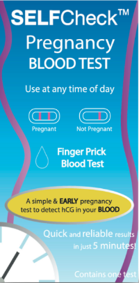 SelfCheck Pregnancy Blood Test - MicroBio Health