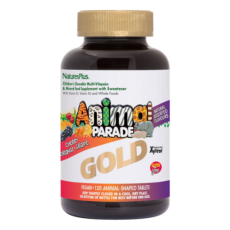 Natures Plus Animal Parade Gold  Assorted 120 Chewable Tablets