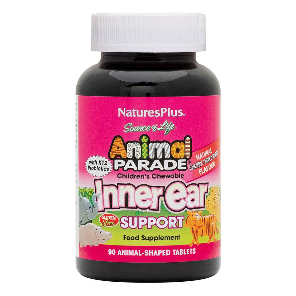Natures Plus Animal Parade Inner Ear Support 90 Chewable Tablets