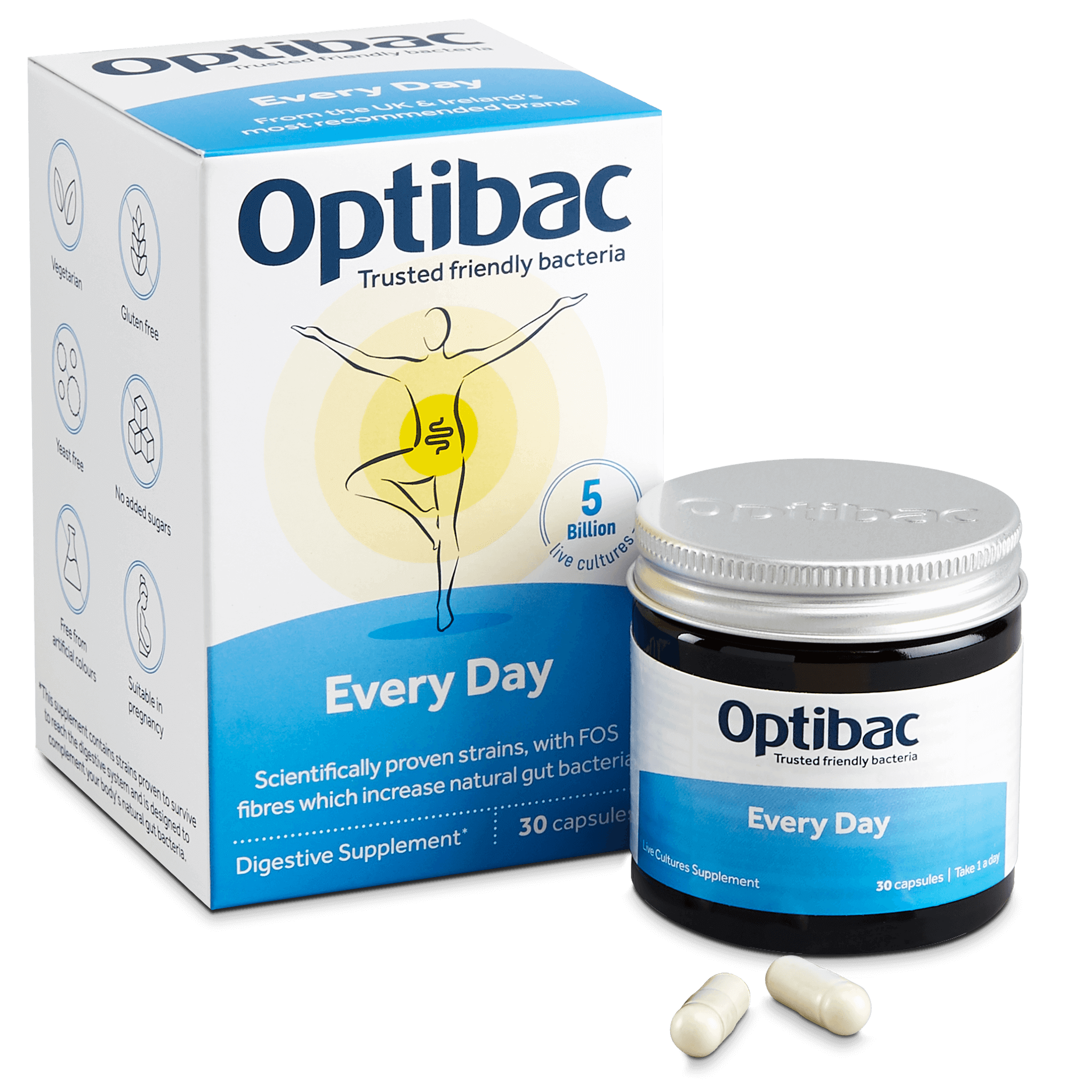 OptiBac For every day 30 capsules - MicroBio Health