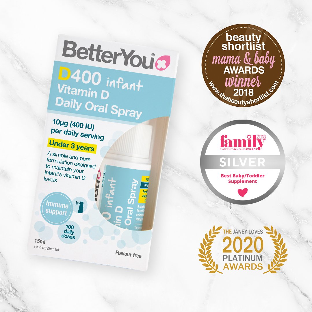 Better You DLuxInfant 400iu Daily Oral Spray - MicroBio Health