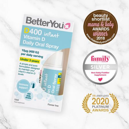 Better You DLuxInfant 400iu Daily Oral Spray - MicroBio Health