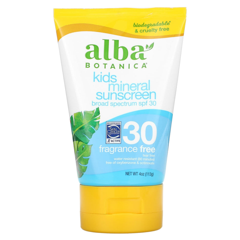 Alba Botanica Kids Sunscreen SPF30 113g