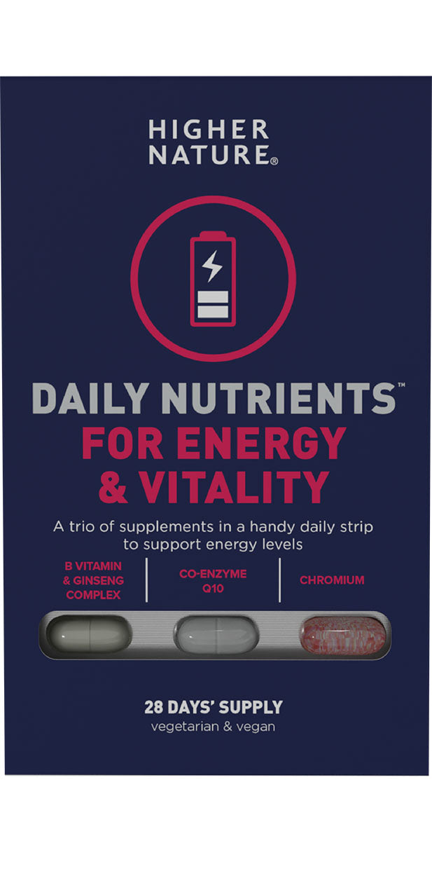 Higher Nature Daily Nutrient Pack Energy & Vitality 28 Day Supply