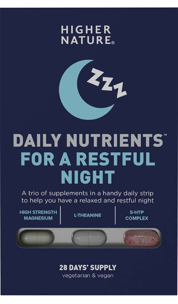 Higher Nature Daily Nutrient Pack Restful Night 28 Day Supply