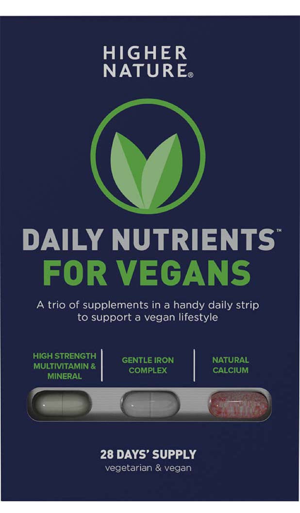 Higher Nature Daily Nutrient Pack Vegan 28 Day Supply