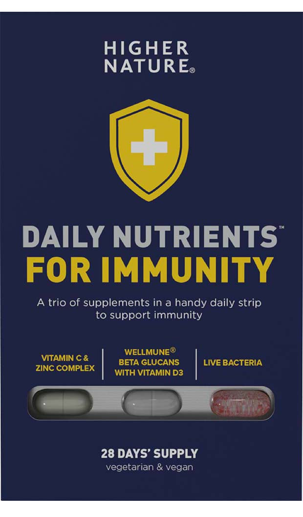 Higher Nature Daily Nutrient Pack Immunity 28 Day Supply