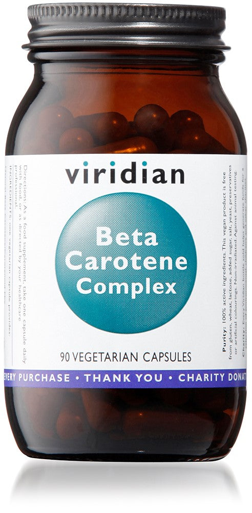 Viridian Beta Carotene (Mixed carotenoid complex) 15mg Veg Caps 90 - MicroBio Health