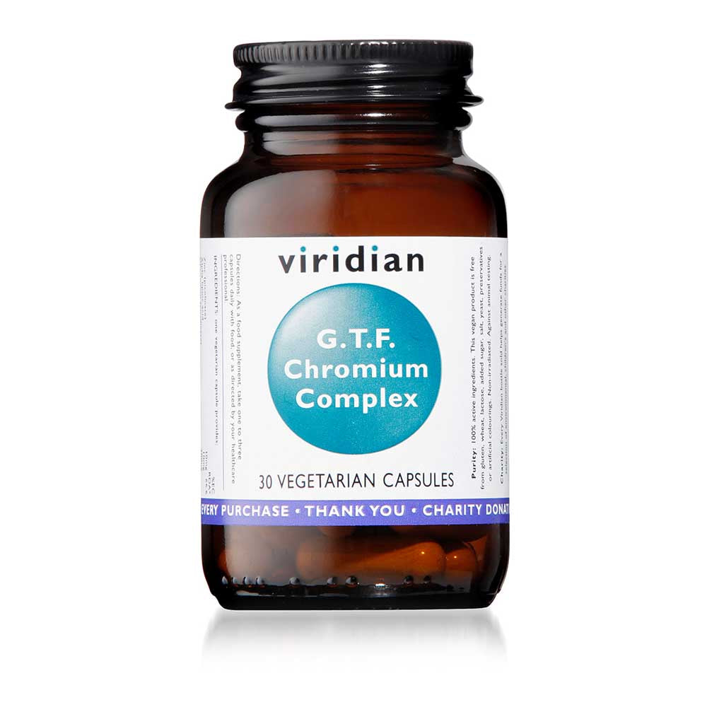 Viridian G.T.F. Chromium (200ug) Complex 30 - MicroBio Health